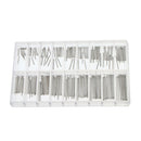 180Pcs Stainless Steel Watch Wrist Band Cotter Bars Strap Link Pins 8mm-26mm