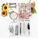 Stationery DIY Transparent Silicone Clear Stamps Scrapbook Album Cards De ME