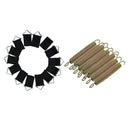Heavy Duty Trampoline Replacement Springs Bounce Bed Maintain V-rings Buckles