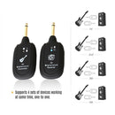 Electric Guitar Wireless Transmission System USB Charging Pickup Receiver  A