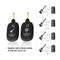 Electric Guitar Wireless Transmission System USB Charging Pickup Receiver  A