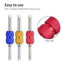 4X For Automotive/Truck HVAC AC Schrader Valve Core Remover 2Size Installe ghj