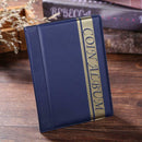 120 Pockets Coins Album Collection Book Commemorative Coin Holders (Blue)