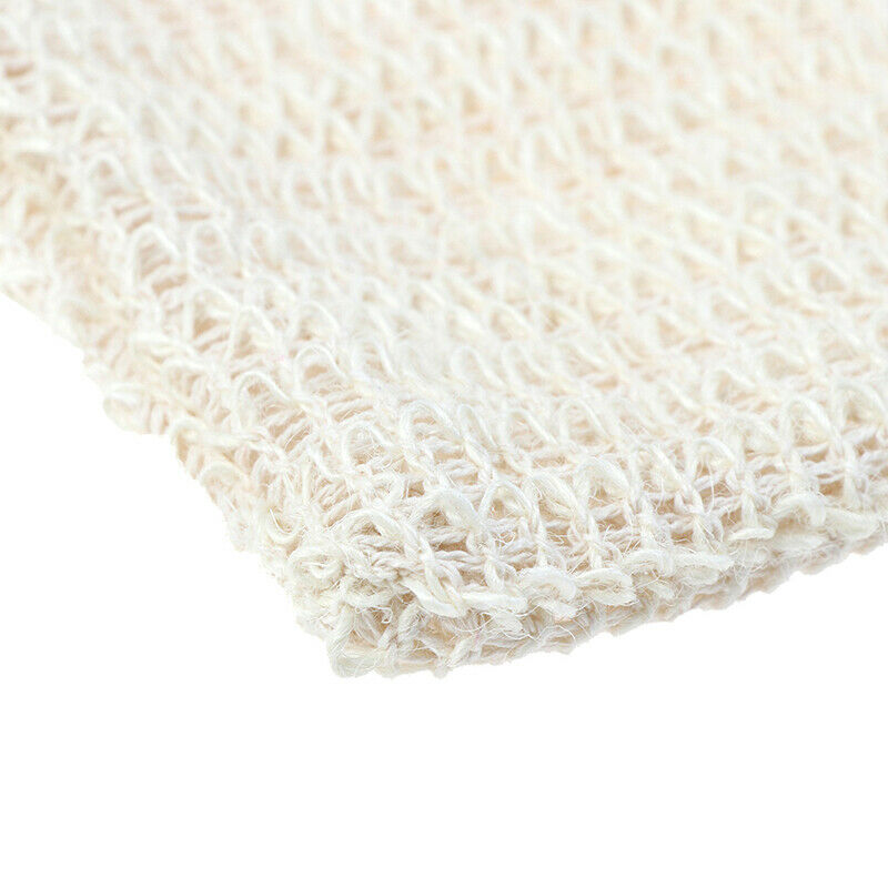 5Pcs Natural cotton and linen soap bag bath flower handmade soap storage bag FT