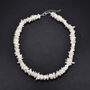 Wholesale Lot Hawaiian Jewelry White Puka Shell Necklace 18" Hippy Choker