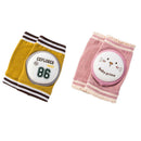 2 Pairs Baby Knee Pads for Crawling Cute Breathable Adjustable Elastic Baby