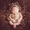 Kids Romper Baby Jumpsuit Bodysuit with Hat Knitting Sweater Photo Props A