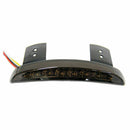 Smoke Red Rear LED Tail Light Brake Stop Lamp For Motorcycle Bobber Chopper