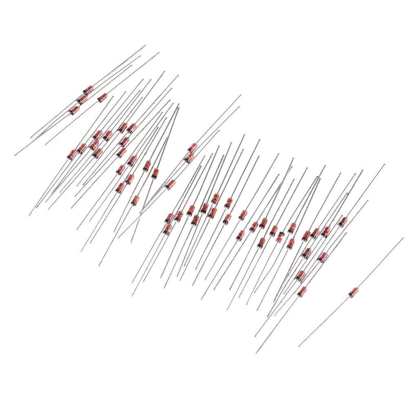 50pcs 1W 5.1V Zener diode 1N4733A 1N4733 IN4733A IN4733 5V1 volt DO-35U2 SEAU