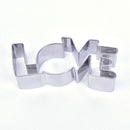 1PC Stainless Steel Cookie Cutter LOVE Letter Shape Forms For Biscuit Mold TY Hn