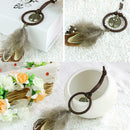 Handcrafted Dream Catcher Feather Tree Keychain Bag Pendant Accessories