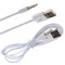 3.3 FT 3.5 mm AUX Audio Plug Jack to USB 2.0 Male Charge Cable Cord For MP 3