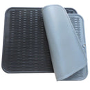 Large Multifunctional Silicone Placemat Dish Drying Mat Kitchen Draining Ta U9U8