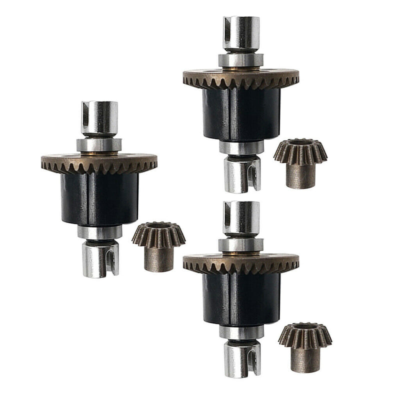 3 x Front/Rear Diff Steel Spur Gear Set for Wltoys A979-B RC Cars Parts