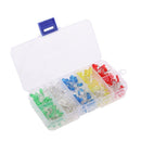 300PCS 3mm & 5mm LED Assorted Kit Super Bright Light Emitting Diodes 5Colors