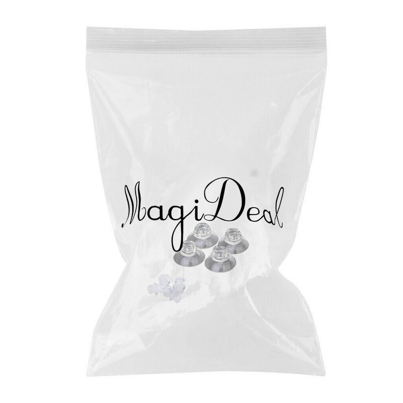 4pcs 25mm Diameter High Transparent Suction Cup Holder Sucker / Heart-shaped