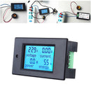 100A AC Solar Power Digital Current Meter KWh Watt Energy Voltmeter Ammeter