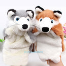 Animal Fox Hand Glove Puppet Baby Kids Children Soft PlushToys Baby Funny Gift