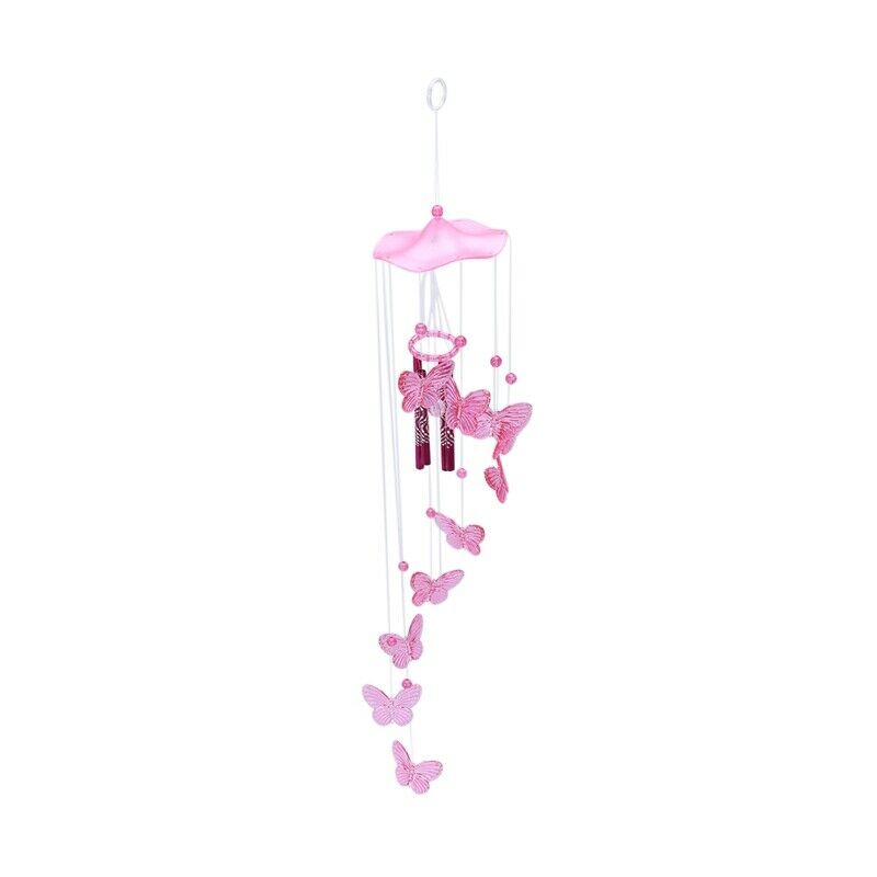 Wind chime sound tubes Butterfly Feng Shui windchimes House Decoration, Pin