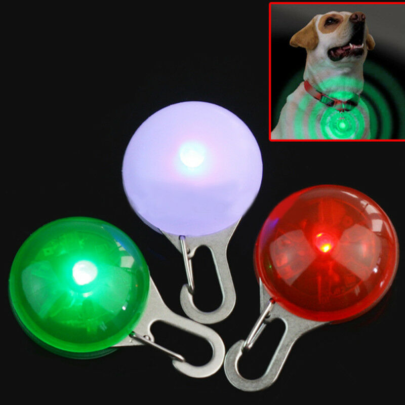 Flasher Blinker LED Pet Dog Cat Lights Lamps Pendant for Light Collar Ke LRO