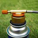 Outdoor Picnic Gas Stove Burner Converter Connector Gas Can Tank Adapter C YXB
