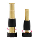 Adjustable Water Hose Nozzle and Jet Sweeper Sprayer Heavy-Duty Solid Brass