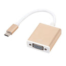 Video Cable Type-C To Vga Adapter Dock Hub Usb C 3.1 To Vga 1080P Hd Conver