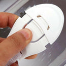 10 Pieces Of Child Protection Lock Long Drawer Door Cabinet Lock Plastic Ch