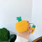 Fresh Pineapple Silicone Case Soft Protective Cover with Lanyard for Airpods Pro