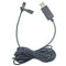 2.5mm Lavalier Lapel Microphone Omnidirectional Mic For Smartphone PC Computer