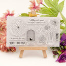Silicone Transparent Seals Clear Stamps Flower for DIY Scrapbooking Photo