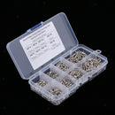 800pcs M2 4-20mm Carbon Steel Cross Flat Head Self Tapping Screws