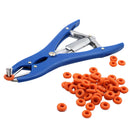 Farming/Ranch Castration Tool, Livestock Castration Pliers+Rings(100Pcs),