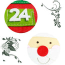 Christmas Non-Woven Fabric Calendar Hanging Countdown Calendar Door Wall Wi U8U7