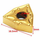 Set of 20mm Lathe Turning Tool Holder MWLNR2020K08 + 10 WNMG0804 Carbide In