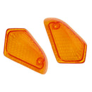 (1PAIR) Motorcycle Front Turning Signal Light Lens Amber for Kawasaki ZZR250