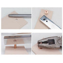 Rivet Setter Base Kit Leather Rivet Tools Button Installation 3.5mm & 4.5mm