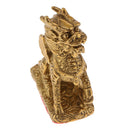Feng Shui Pure Copper Kylin Dragon Horses Kirin Lucky Ornament Wealth Prosperity