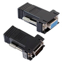 VGA Extender Female/Male to Lan Cat5 Cat5e/6 RJ45 Ethernet Female Adapter N U9A1