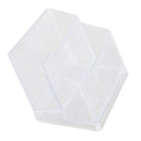 Transparent Plastic Bussiness Card 2-Tier Stand Holder