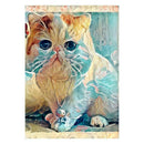 5D Diamond Cat Painting DIY Mosaic Embroidery Home Decor Cross Stitch Kit