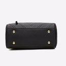 Women Messenger Handbag Shoulder Bag PU Leather Satchel Sling Bag/Black SN9F