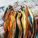 One Box of 50 Plastic Bobbins Floss & Needlecraft Organizer