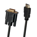 1.8m 6ft 1080P HDMI Male to VGA HD15 Male Video Converter Adapter Cable
