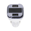 ABS Universal Dual USB Car Charger Adapter DC 11-30V 2.4A 24W Quickily Charging
