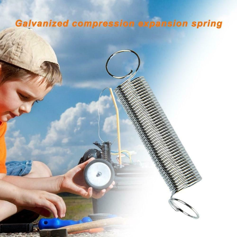 200pcs Zinc Plated Compression Extension Springs for Repairs Tension Spring