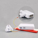 Portable 4 Port Travel Home Wall AC Power Charger Adapter US/EU/UK/AU Plug