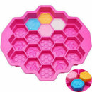 19 Cell Silicone Bee Honeycomb Cake Chocolate Soap Mold Mould Bakeware Cand R1B2