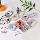 Portable Rectangle Tea Candy Storage Tin Lipstick Organizer Makeup Container OHK
