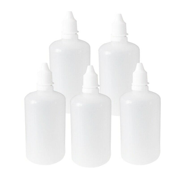 5 x squeezable Empty Eye Liquid Dropper liquid bottle 100ml R3F8
